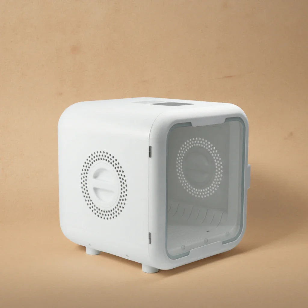 KTX-680275 Eco-Friendly Automatic Pet Hair Dryer Box for Dogs, Cats, and Small Animals – Low Noise Grooming Machine, 43x47x47CM