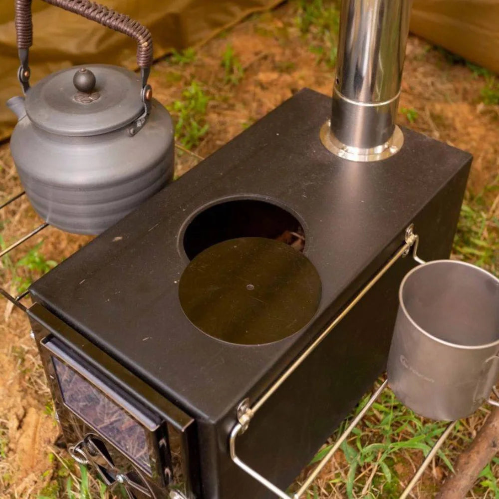 KTX-680531 Portable Outdoor Cooking Tent Stove for Camping and Grilling, Ideal for Outdoor Entertaining