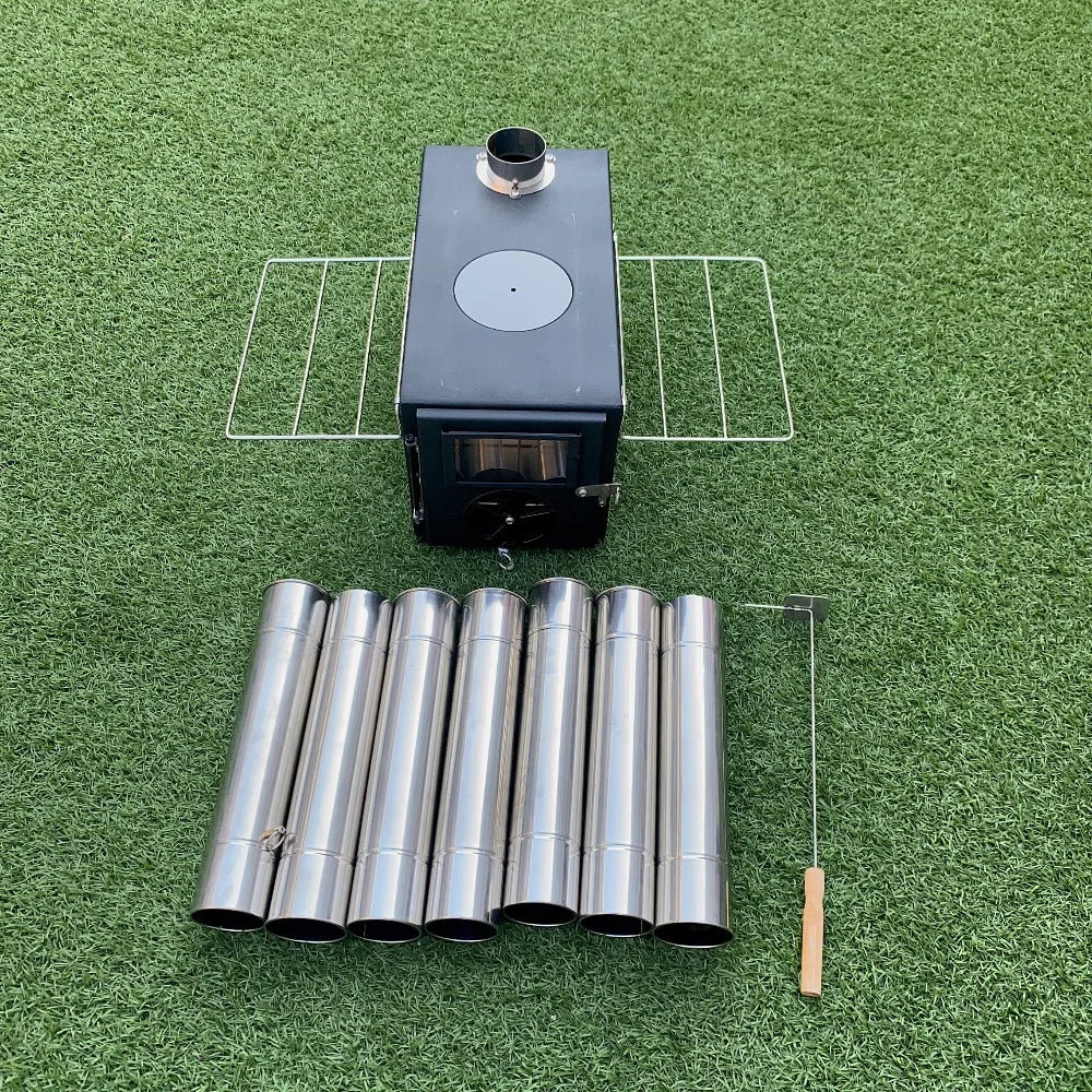 KTX-680531 Portable Outdoor Cooking Tent Stove for Camping and Grilling, Ideal for Outdoor Entertaining