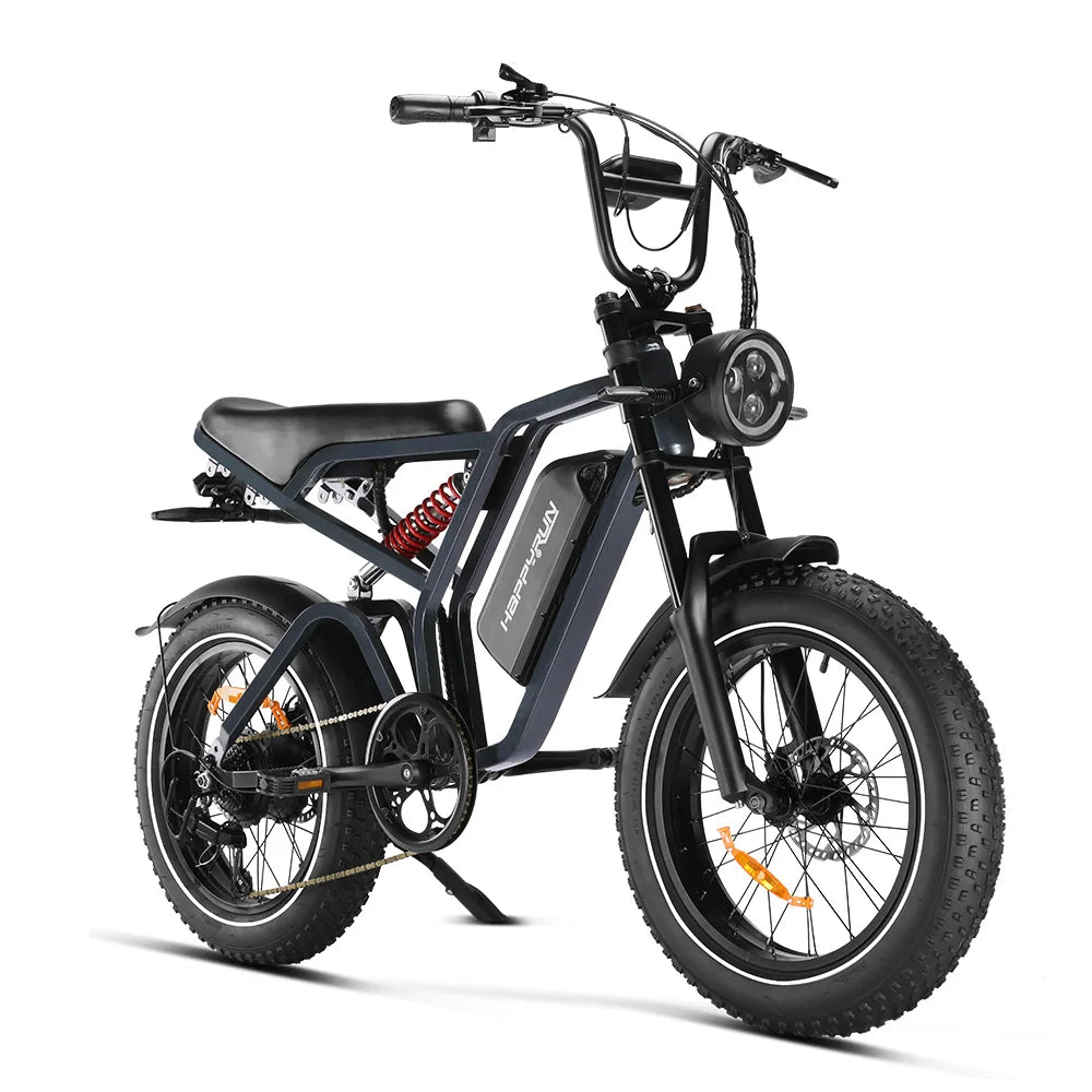 KTX-680723 Off-Road Moped Style 2000W Electric Motorcycle with 20x4.0 Fat Tires, Max Speed 60km/h