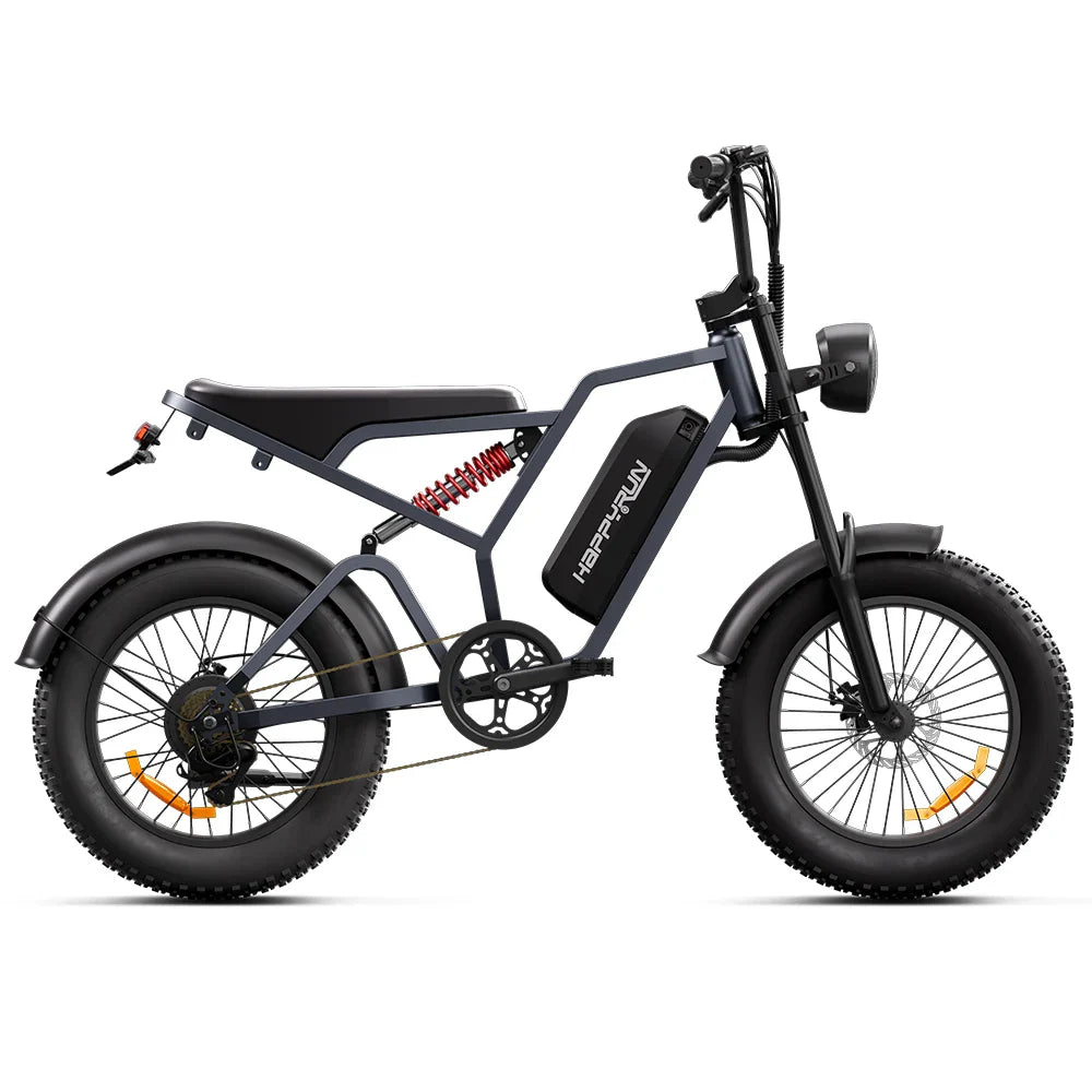 KTX-680723 Off-Road Moped Style 2000W Electric Motorcycle with 20x4.0 Fat Tires, Max Speed 60km/h
