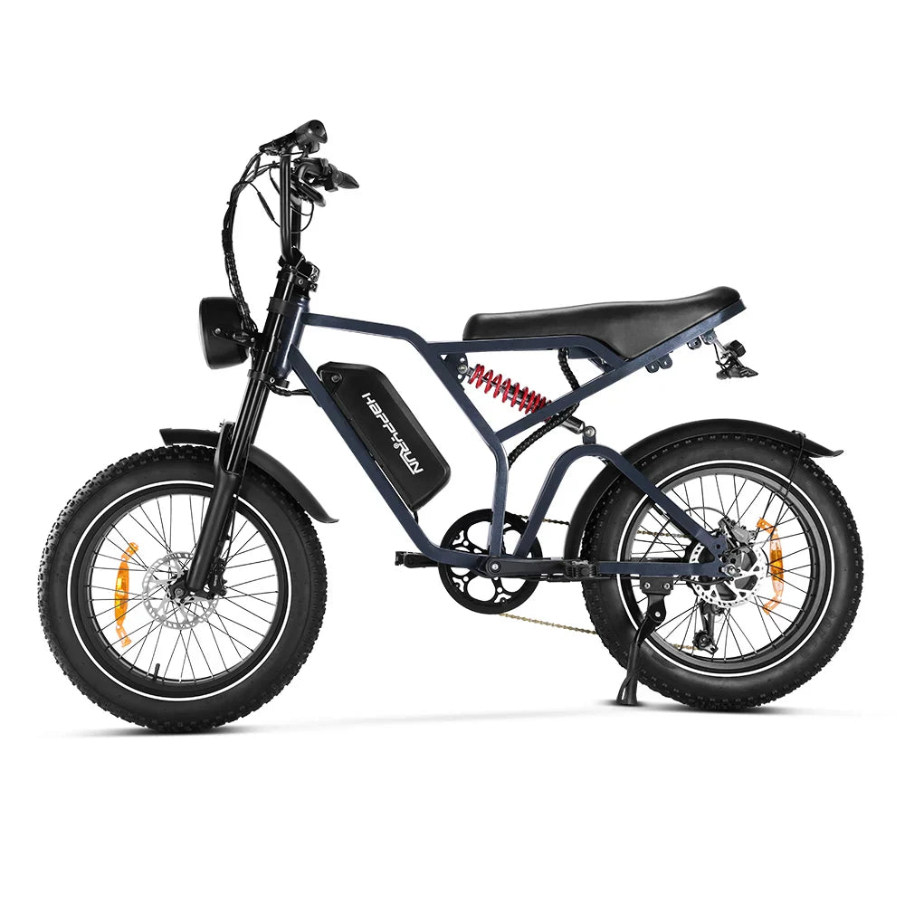 KTX-680723 Off-Road Moped Style 2000W Electric Motorcycle with 20x4.0 Fat Tires, Max Speed 60km/h