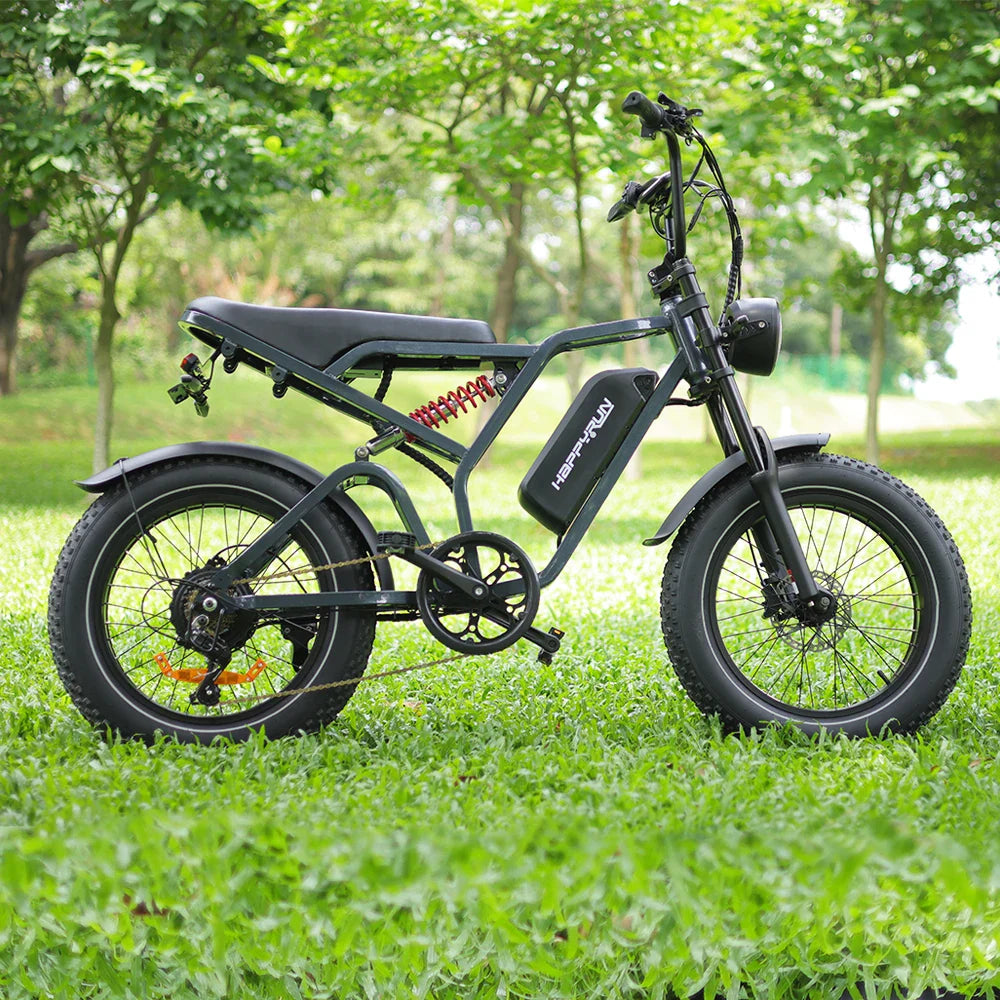 KTX-680723 Off-Road Moped Style 2000W Electric Motorcycle with 20x4.0 Fat Tires, Max Speed 60km/h