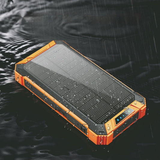 KTX-681555 Solar Portable Wireless Charger Power Bank - Multiple Color Options