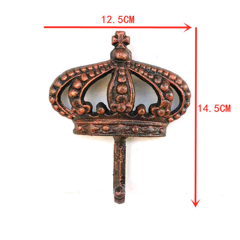 KTX-682003 European Style Wall-Mounted Retro Iron Hooks for Outdoor Decoration