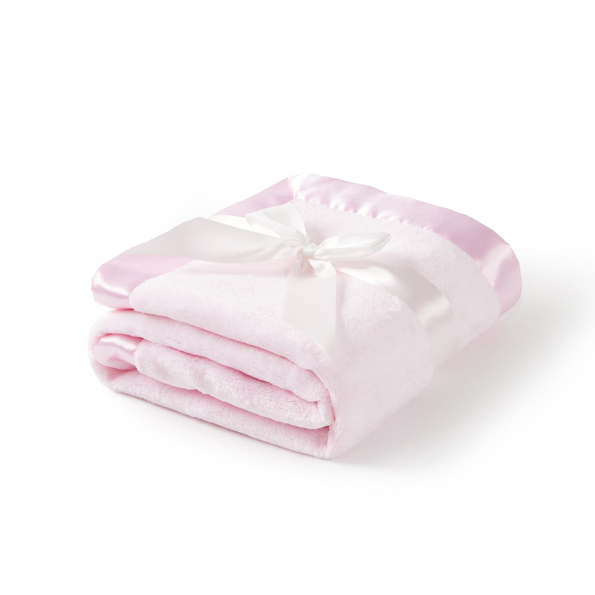 KTX-682003 Laser Embroidered Flannel Satin Blanket with Edging in Multiple Colors and Sizes