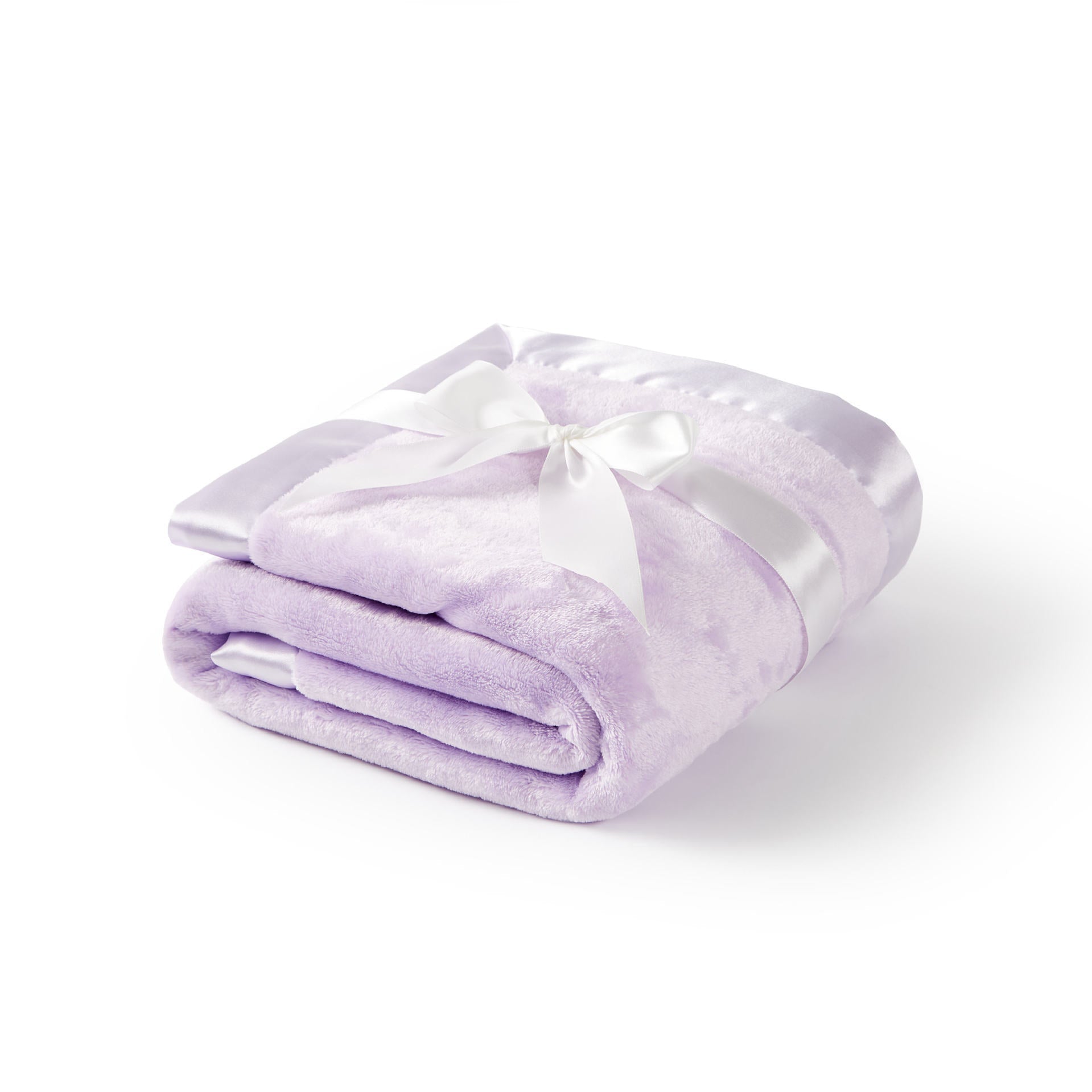 KTX-682003 Laser Embroidered Flannel Satin Blanket with Edging in Multiple Colors and Sizes