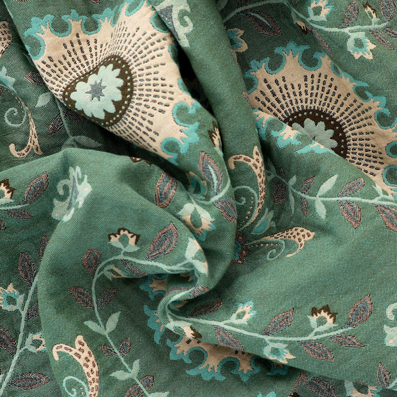 KTX-682131 Cotton Gauze Nordic Sofa Cover Towel - Modern Minimalist Design in Calendula Red and Green