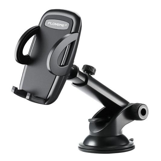 KTX-682387 Two-In-One Car Phone Holder for 3.8-6.5 Inch Devices - Dashboard & Windshield Mount