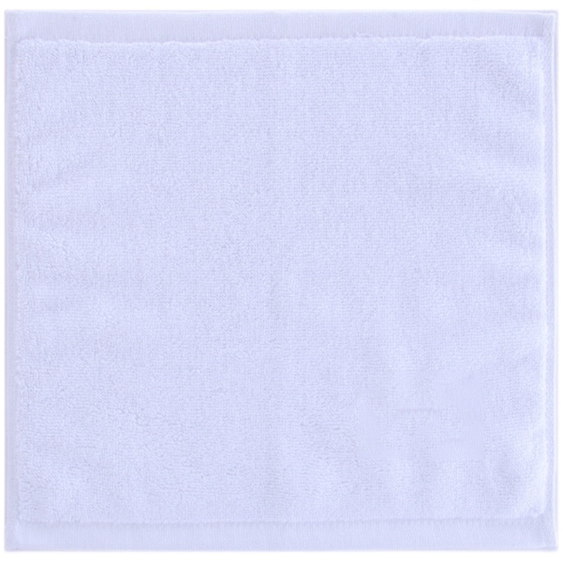 KTX-682899 Pure Cotton White Square Towel 30x30 cm with Quick Absorption, Soft Texture