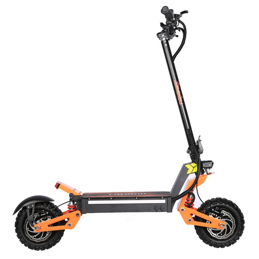KTX-683347 Dual Drive Electric Mobility Scooter for Adults, Foldable, 11-Inch Wheels, 6000W Power, Range 50-80km