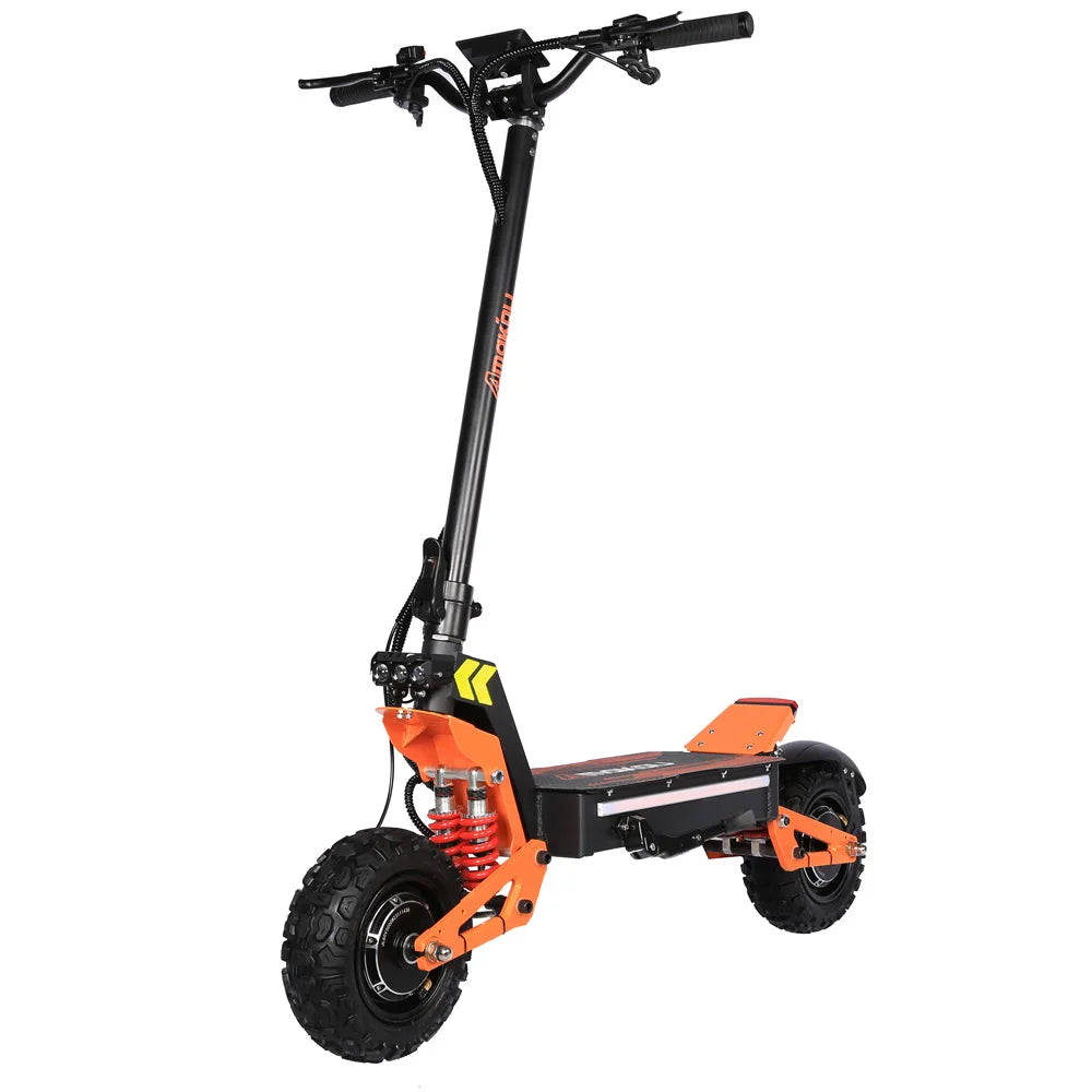 KTX-683347 Dual Drive Electric Mobility Scooter for Adults, Foldable, 11-Inch Wheels, 6000W Power, Range 50-80km