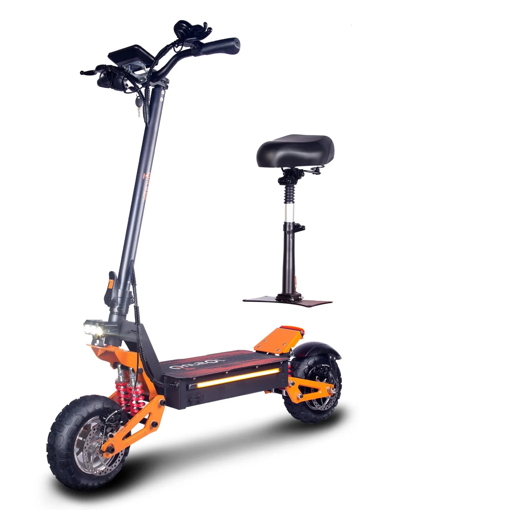 KTX-683347 Dual Drive Electric Mobility Scooter for Adults, Foldable, 11-Inch Wheels, 6000W Power, Range 50-80km