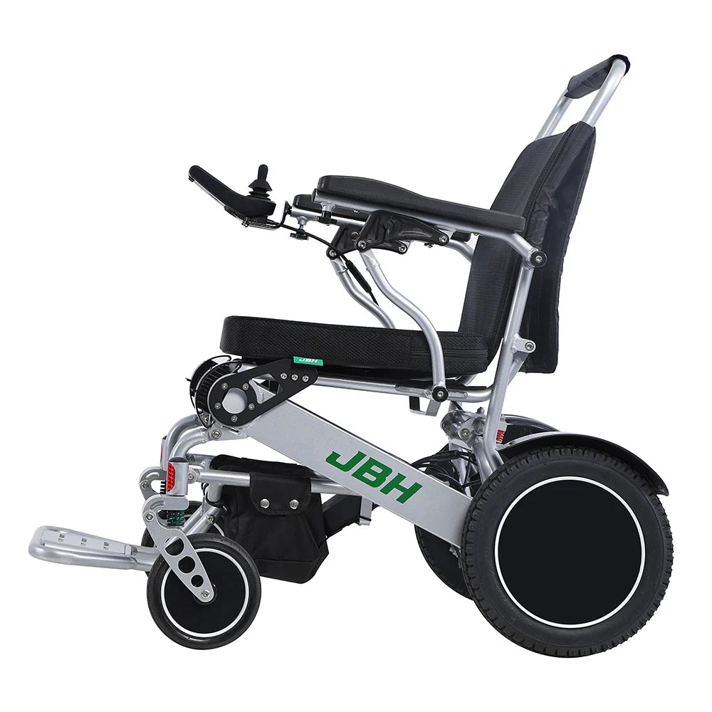 KTX-683347 Electric Power Wheelchair with 12.5" Rear Wheels and Shock Absorb Technology - Aluminum Alloy Frame, Up to 20km Driving Range, 120kg Load Capacity