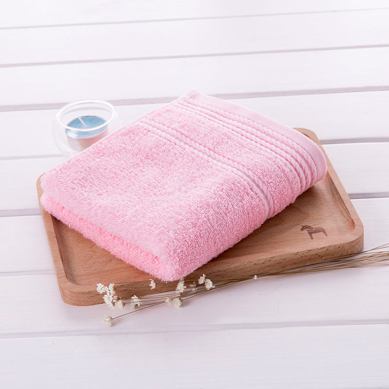 KTX-684051 Cotton Suction Face Towel - White, Red, Green, Blue, Brown, Purple - 72 cm x 34 cm