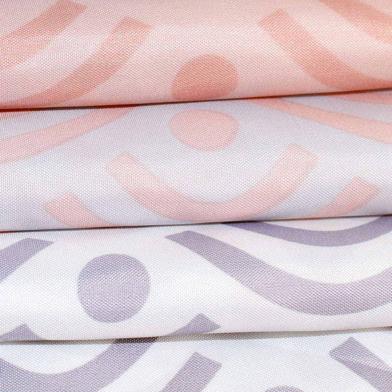 KTX-684179 Waterproof Mildew-Proof Polyester Shower Curtain in Gradient Colors for Bathroom