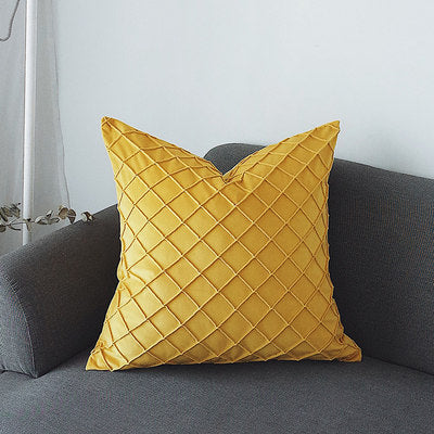 KTX-684307 Cotton Throw Pillow Cover - Comfortable 45cm x 45cm, 41cm x 41cm European Style Cushion in Various Colors