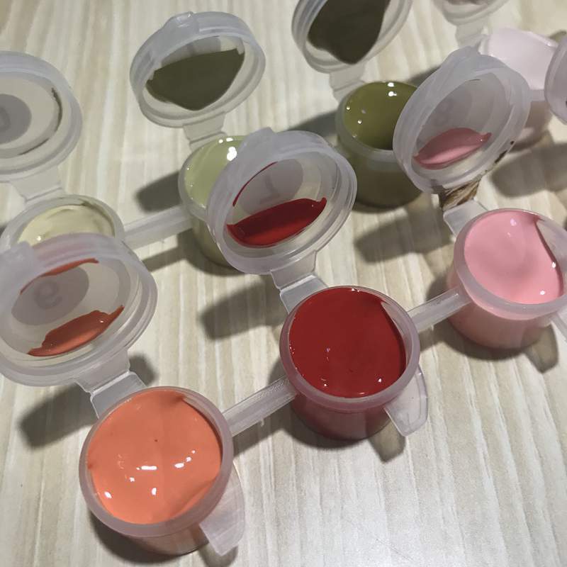 KTX-684307 DIY Children's Coloring Digital Painting Kit - Frameless Canvas 40x50cm with Three Brushes