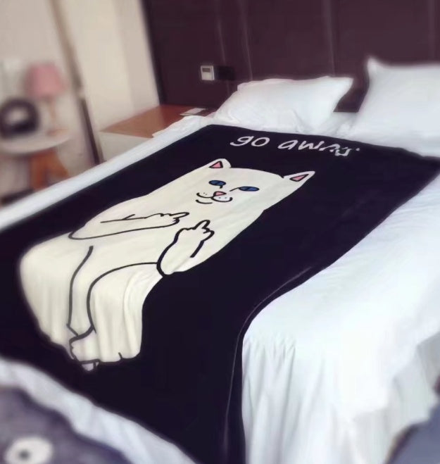 KTX-684947 Cozy Polyester Cat Blanket for Ultimate Comfort and Warmth