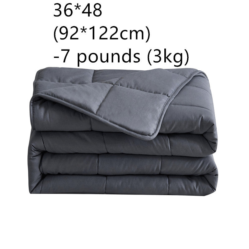 KTX-686611 Pure Cotton Weighted Blanket for Spring & Autumn, 180cm x 200-220cm, Soft & Cozy Design