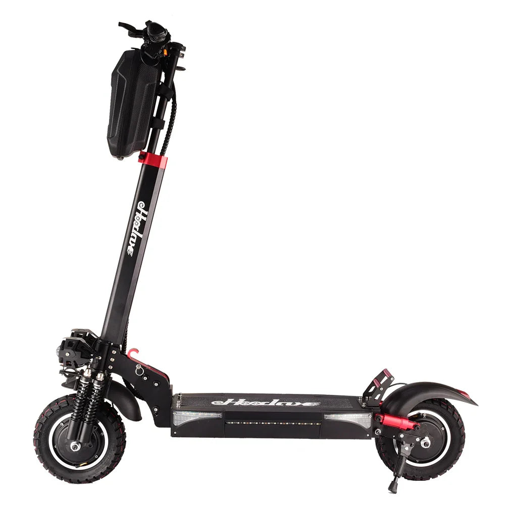 KTX-686803 Dual Motor Electric Folding Scooter, 2400W, 48V 20Ah Battery, 60km Range, Max Speed 55km/h, 10-Inch Tires, Unisex Design