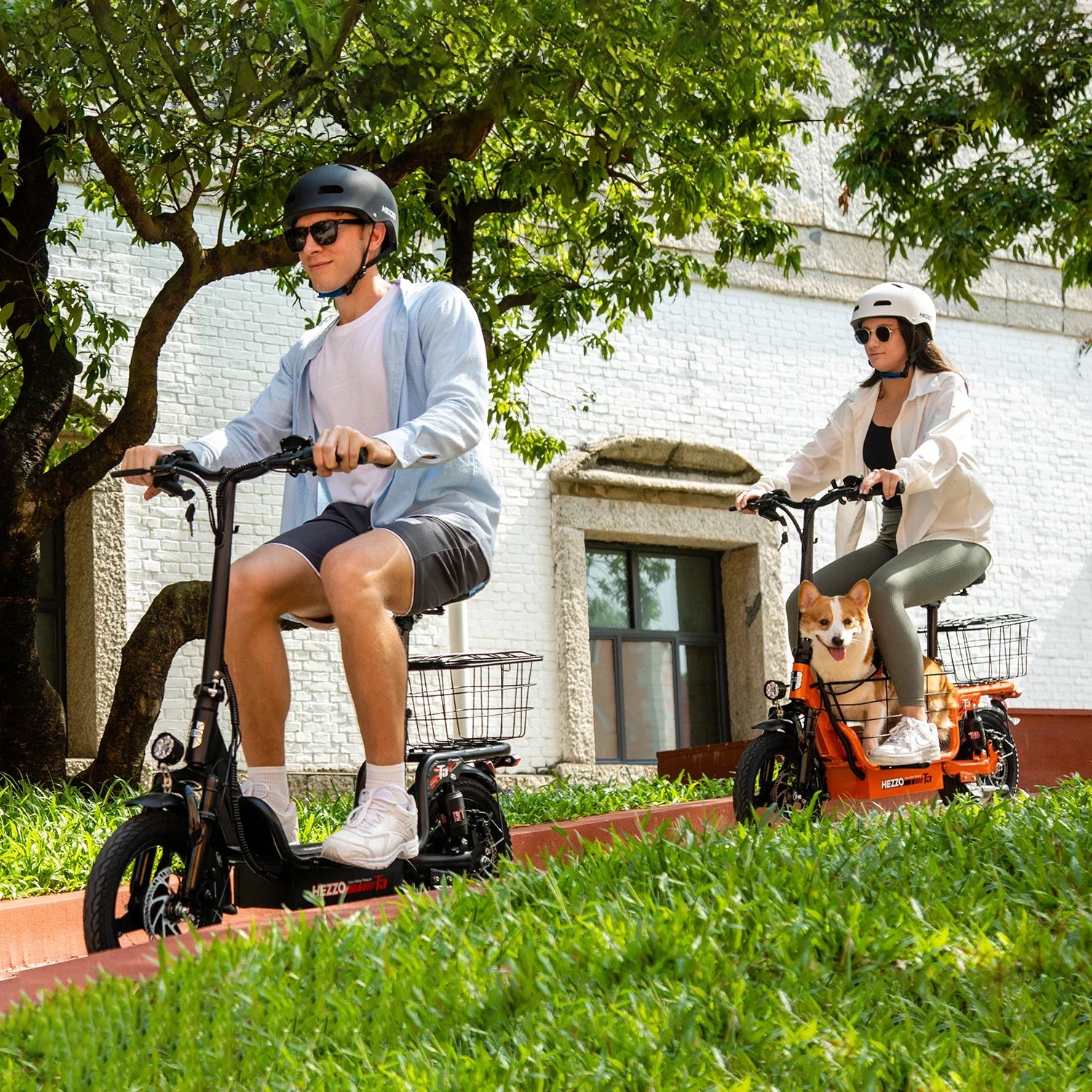 KTX-690579 Foldable 48V 500W Electric Scooter with Full Suspension, 20Mph Speed and 15Ah Battery, Ideal for Commuting