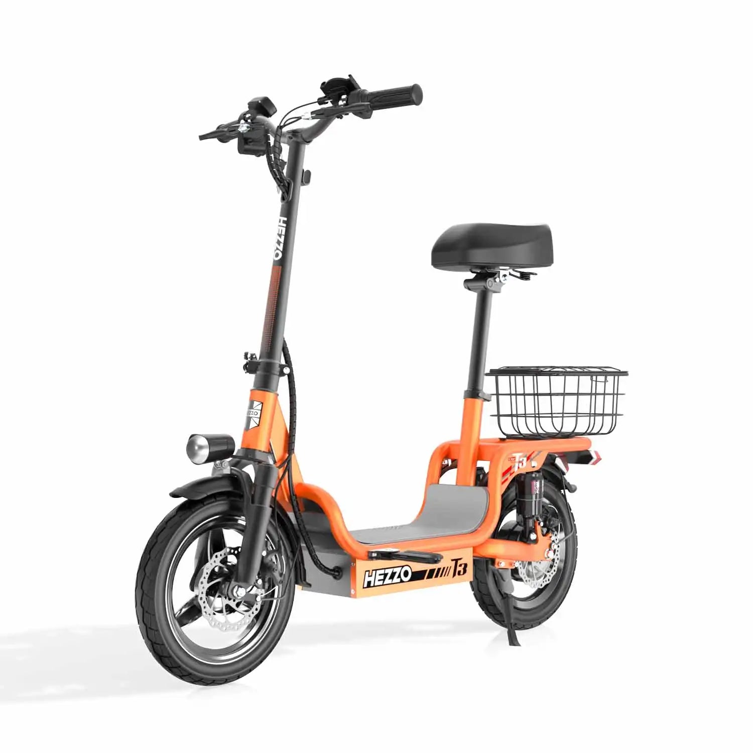 KTX-690579 Foldable 48V 500W Electric Scooter with Full Suspension, 20Mph Speed and 15Ah Battery, Ideal for Commuting