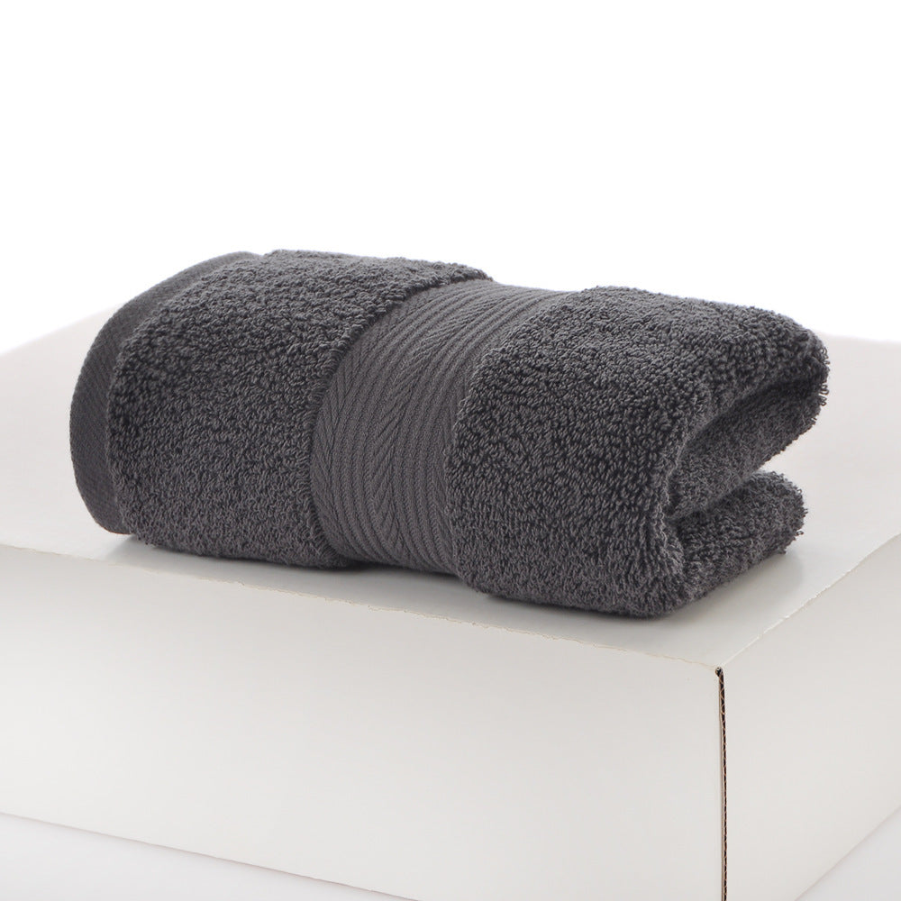 KTX-690643 Cotton Towels in Various Colors, Quick-Dry and Highly Absorbent, Set of 4/5/8