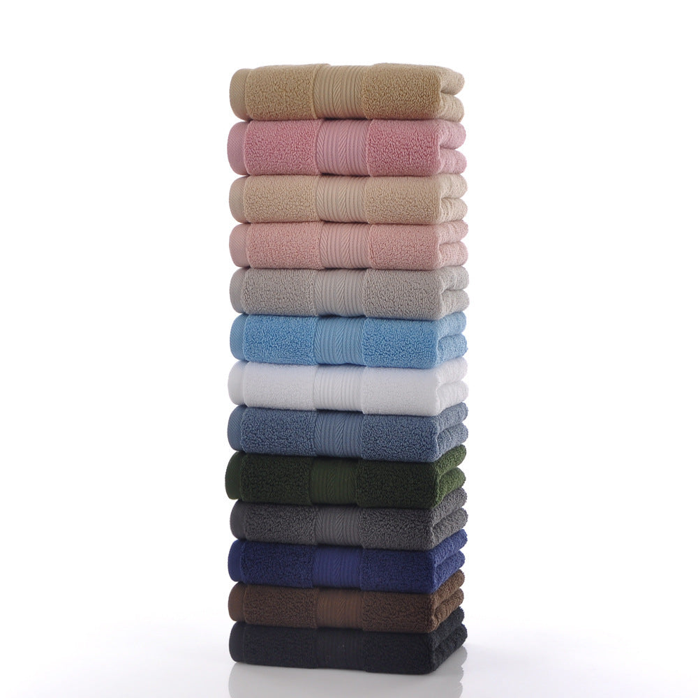 KTX-690643 Cotton Towels in Various Colors, Quick-Dry and Highly Absorbent, Set of 4/5/8