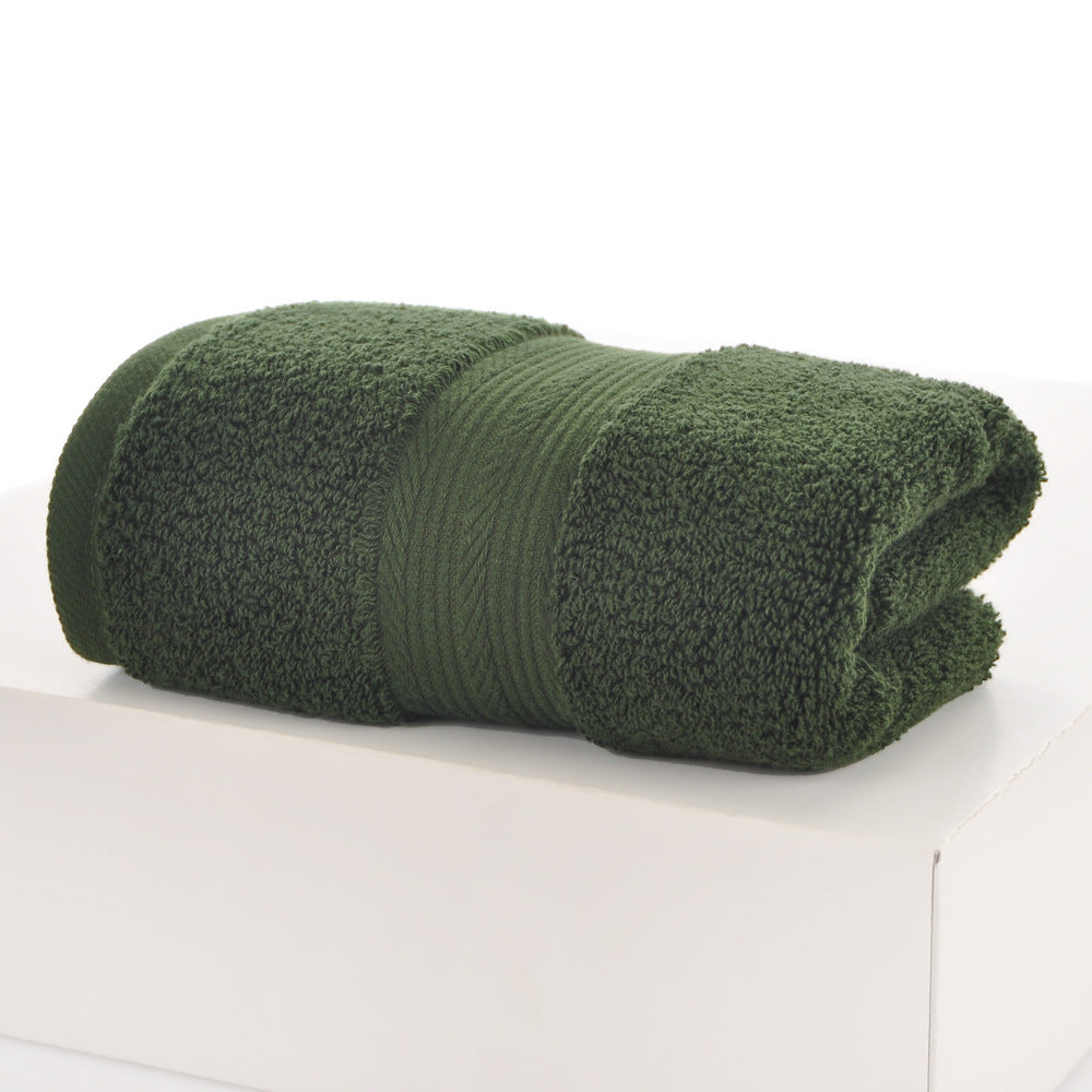 KTX-690643 Cotton Towels in Various Colors, Quick-Dry and Highly Absorbent, Set of 4/5/8