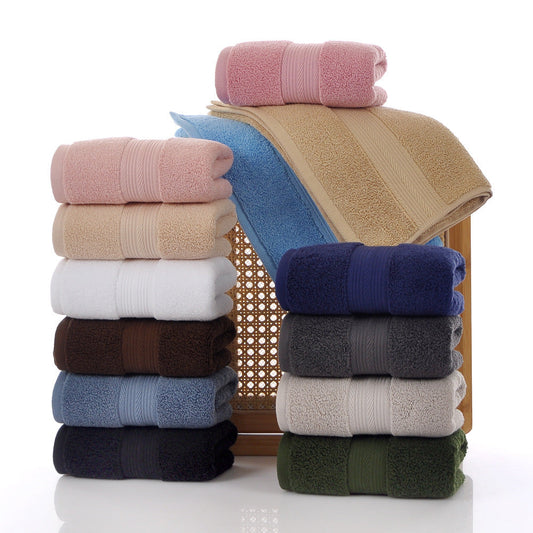 KTX-690643 Cotton Towels in Various Colors, Quick-Dry and Highly Absorbent, Set of 4/5/8