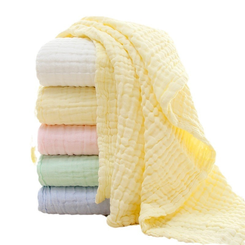 KTX-691795 6-Layer Gauze Baby Bath Towel in Multiple Colors - Soft Cotton for Infants and Toddlers