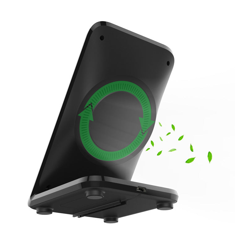 KTX-692435 F18 Fast Wireless Charger with Cooling Fan for Quick iPhone Charging