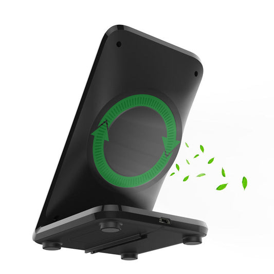 KTX-692435 F18 Fast Wireless Charger with Cooling Fan for Quick iPhone Charging