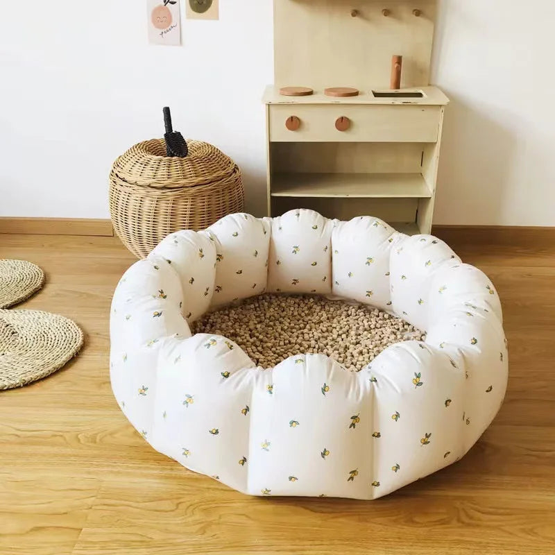 KTX-692627 Foldable Baby Inflatable Pool - Eco-Friendly PVC, Perfect for Summer Fun and Family Activities