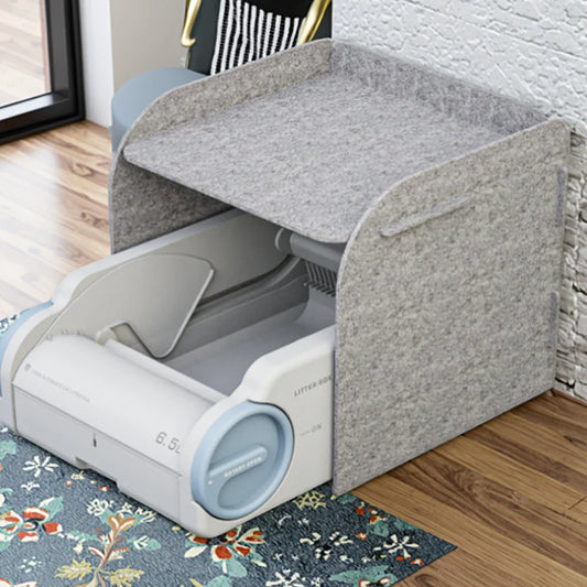 KTX-692819 Smart Self-Cleaning Cat Litter Box with Odor Control and APP Functionality, 10kg Capacity