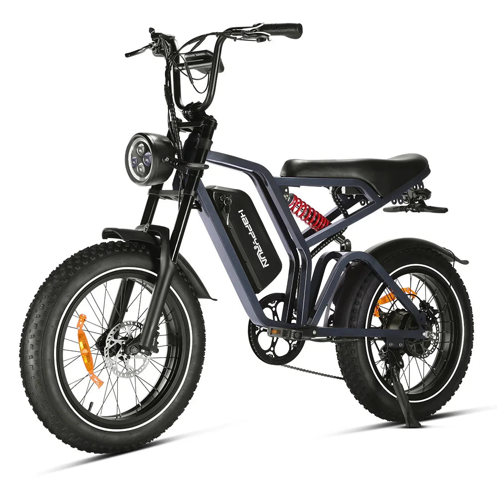 KTX-693459 20x4.0 Fat Tire Electric Off-Road Bike, 2000W Moped Style, Max Speed 60km/h, 48V Battery