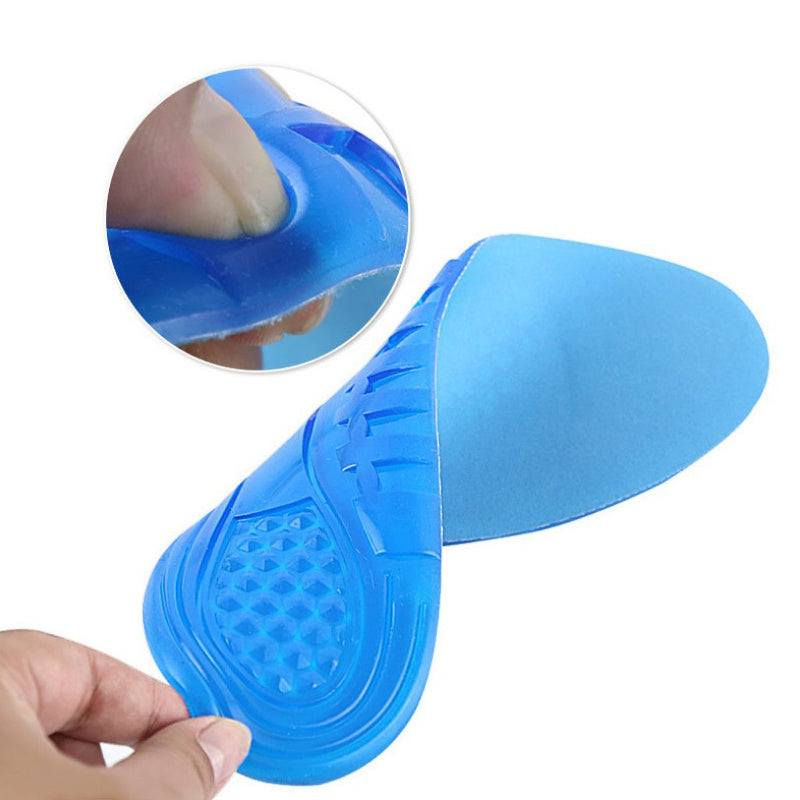 KTX-694355 Silicone Gel Insoles for Comfort and Shock Absorption - Men & Women Sizes Available
