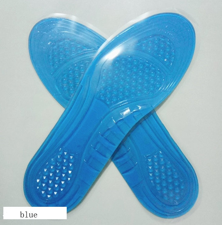 KTX-694355 Silicone Gel Insoles for Comfort and Shock Absorption - Men & Women Sizes Available