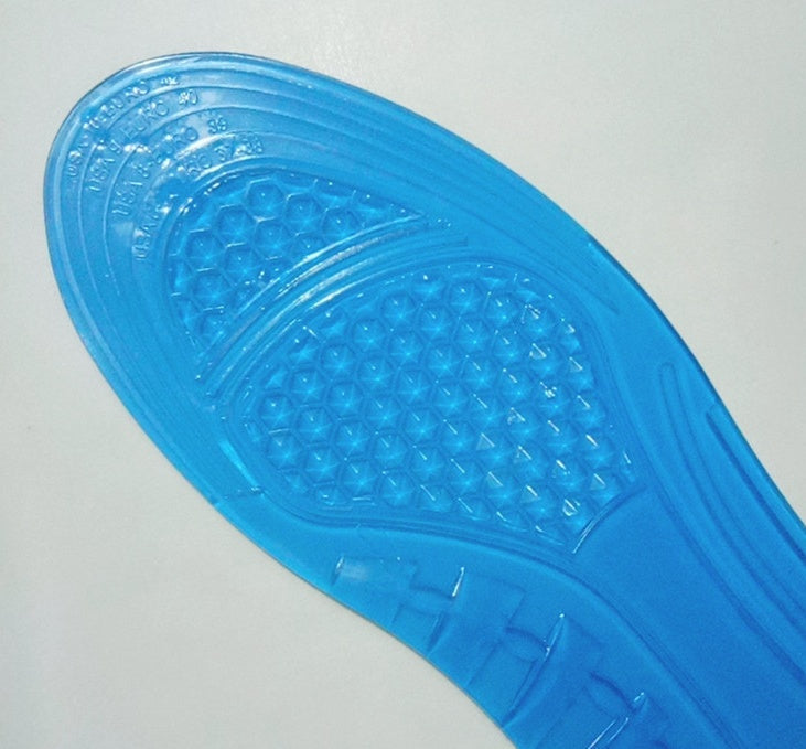 KTX-694355 Silicone Gel Insoles for Comfort and Shock Absorption - Men & Women Sizes Available
