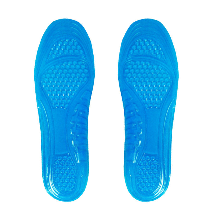 KTX-694355 Silicone Gel Insoles for Comfort and Shock Absorption - Men & Women Sizes Available