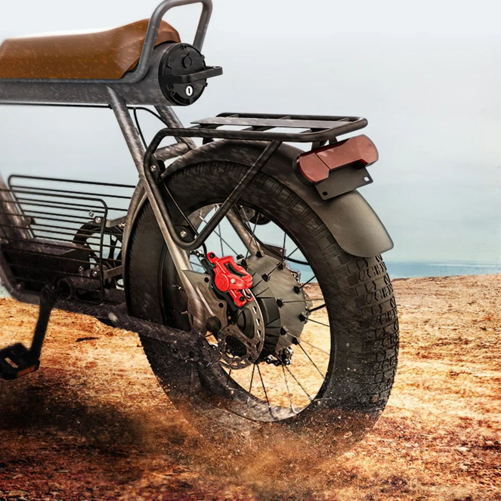 KTX-695379 Classic Retro Electric Bike 25AH 1500W with 7-Speed Gears and Hydraulic Disc Brakes - 60km Range, Space Grey