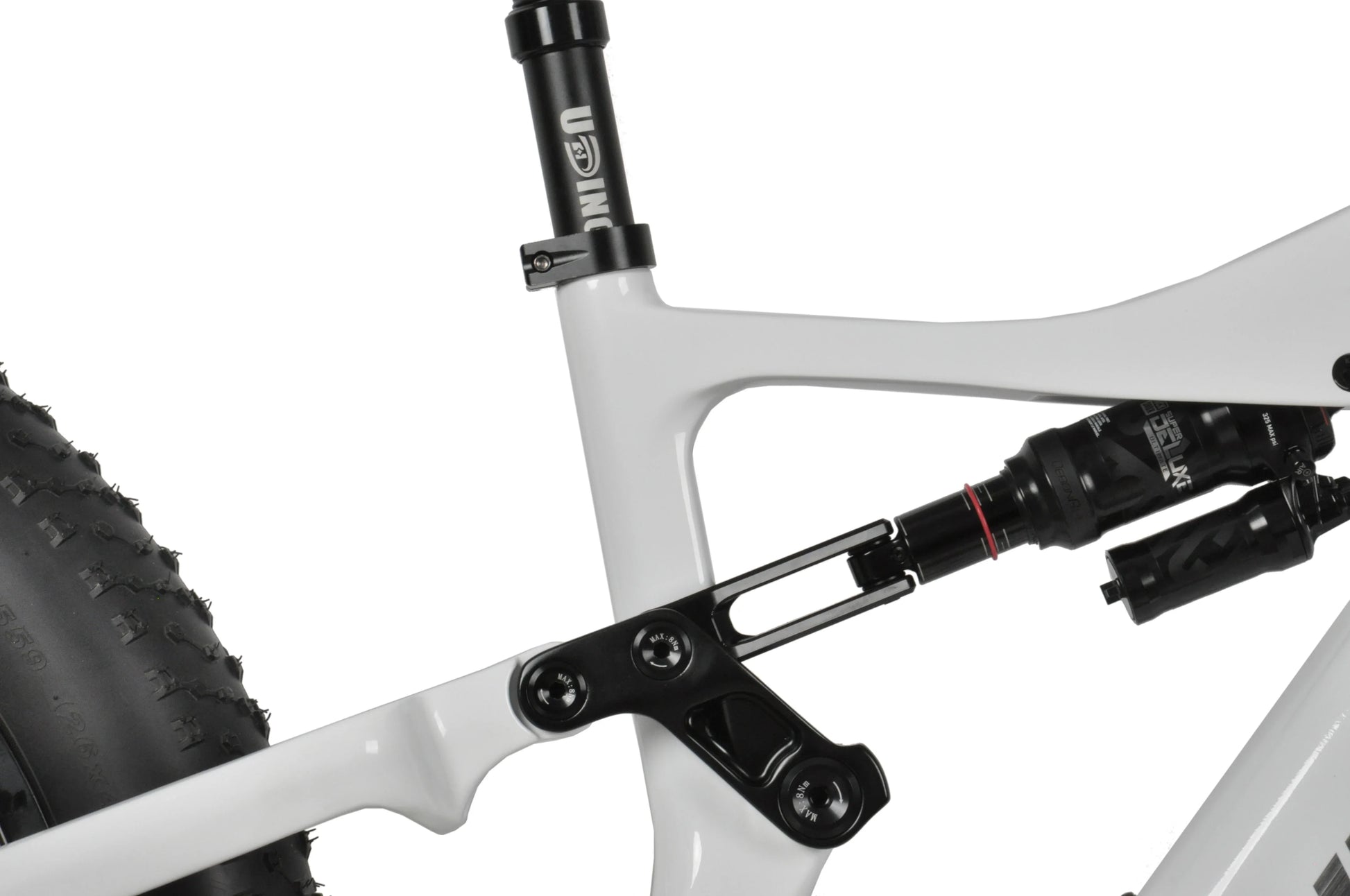 KTX-696531 DENGFU E-Bike Snow Bike E56 with Bafang M620 Motor and Full Suspension Carbon Frame