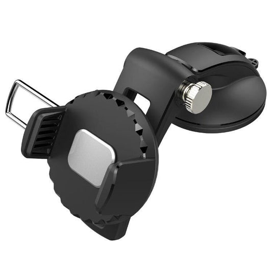 KTX-698195 Universal Silicone Phone Holder for Car Dashboard and Air Outlet - Suction Cup and Magnet Bracket Options