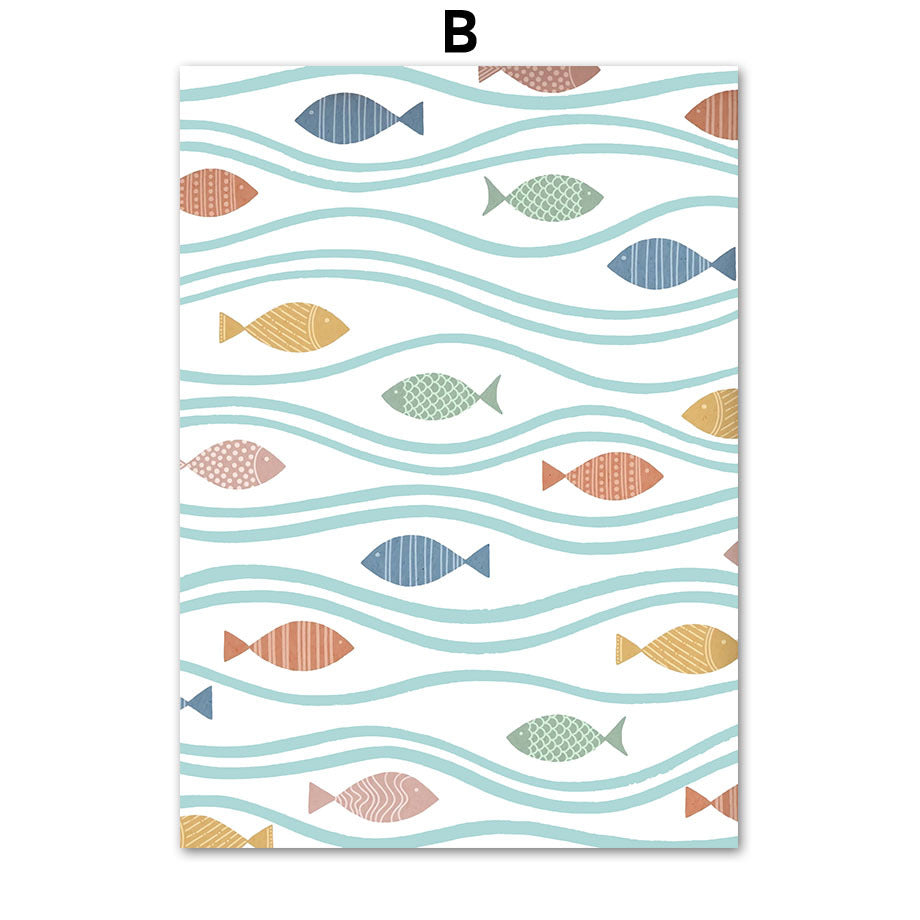 KTX-700115 Modern Canvas Decorative Artwork - Living Room Spray Painting on Oil Painting Cloth