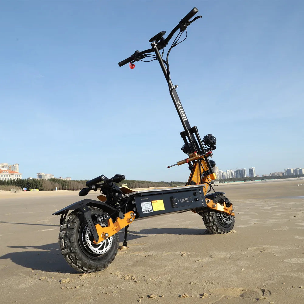 KTX-705235 YUME 60V X11+ Dual Motor Off-Road Electric Scooter with 11-Inch Tires, 40-50 km Range, and Full Suspension