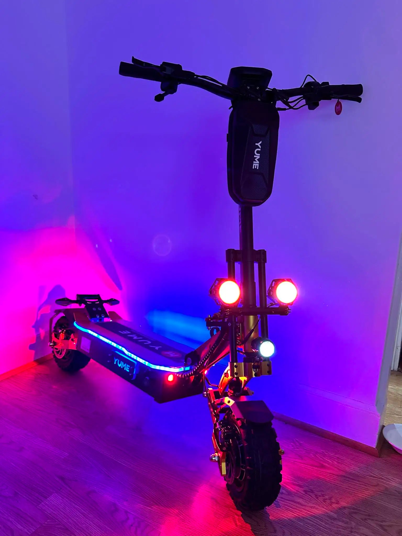 KTX-705235 YUME 60V X11+ Dual Motor Off-Road Electric Scooter with 11-Inch Tires, 40-50 km Range, and Full Suspension