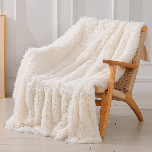 KTX-705875 Solid Color Plush Nap Wool Blanket - Available in Multiple Sizes and Shades