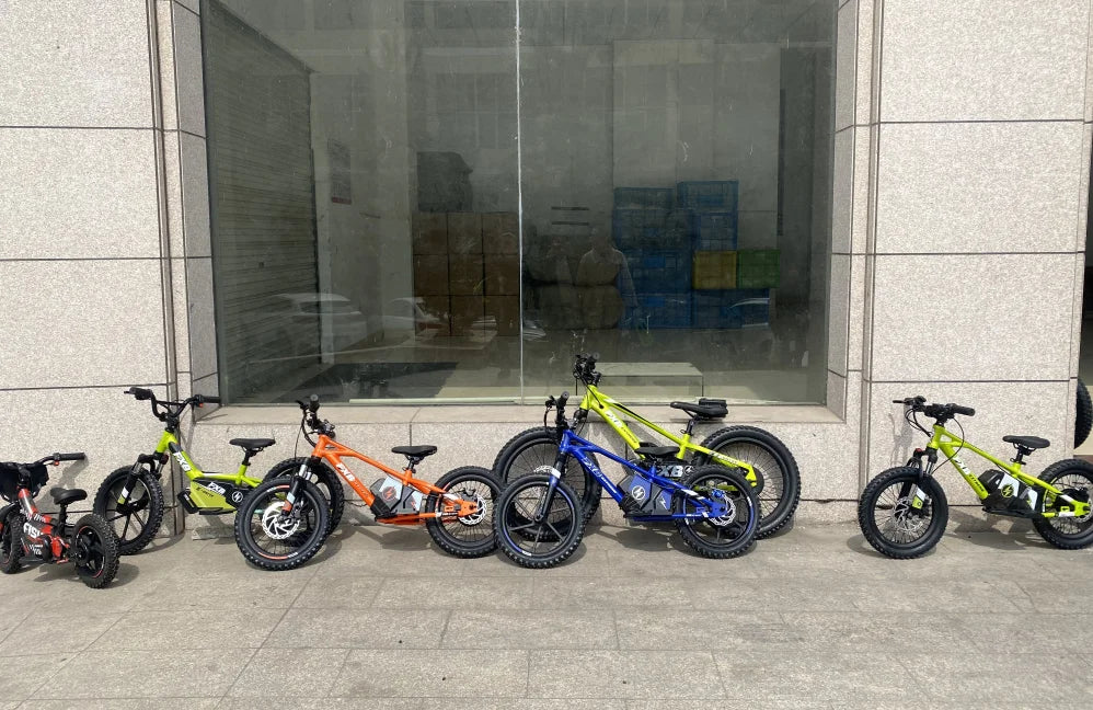 KTX-706451 16-Inch Aluminum Alloy Mini Electric Balance Bike for Kids with 350W Motor and Disc Brakes