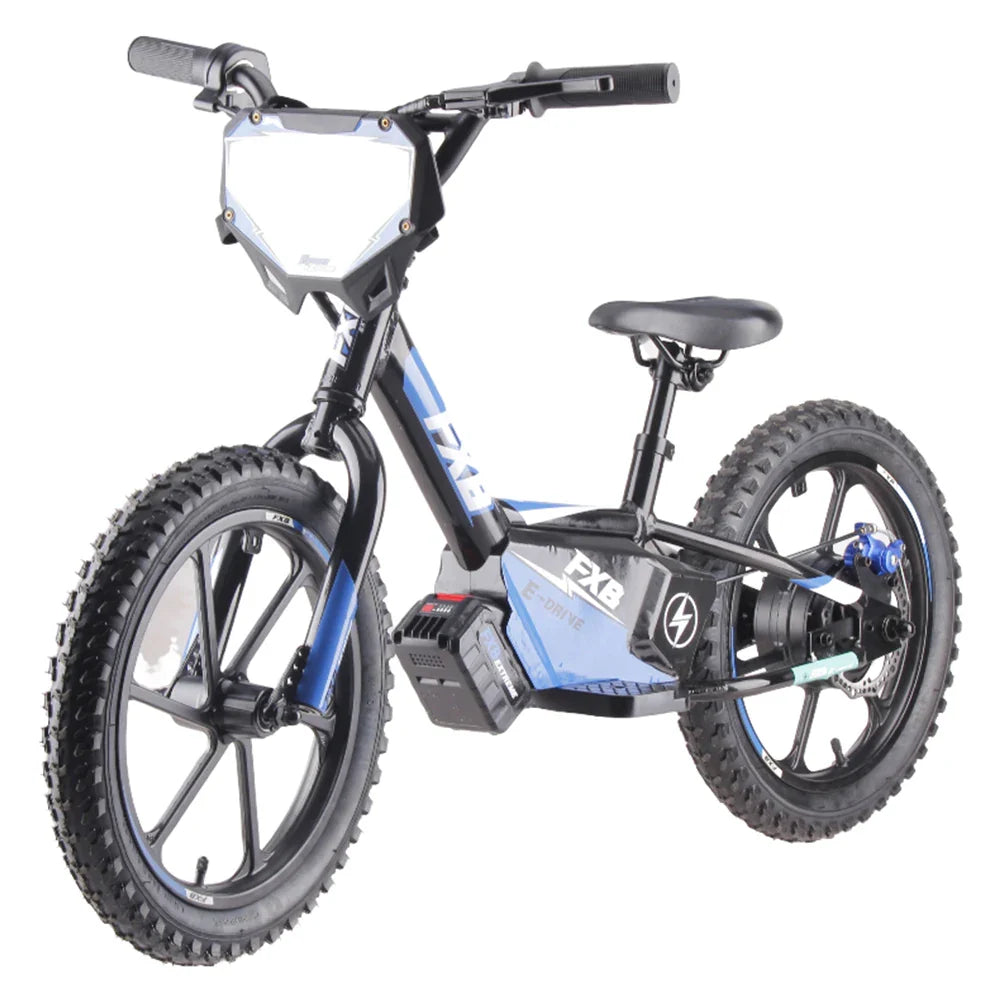 KTX-706451 16-Inch Aluminum Alloy Mini Electric Balance Bike for Kids with 350W Motor and Disc Brakes